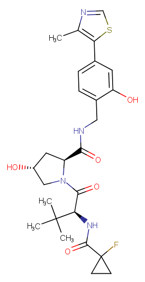 Vh032 Cyclopropane F Inhibitor Ligand For E3 Ligase Targetmol