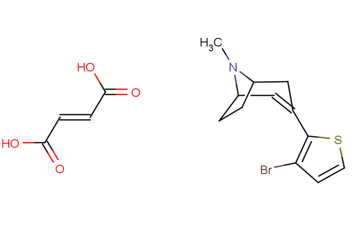 3 3 Bromo 2 Thienyl 8 Methyl 8 Azabicyclo 321 Oct 2 Ene Fumarate Targetmol 