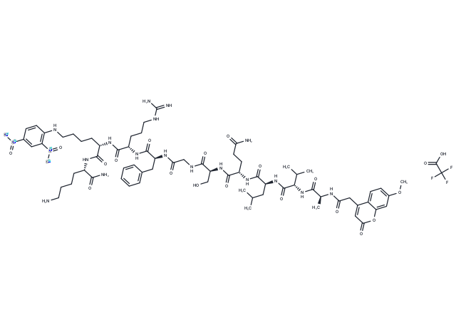 Mca-AVLQSGFR-K(Dnp)-K-NH2 TFA