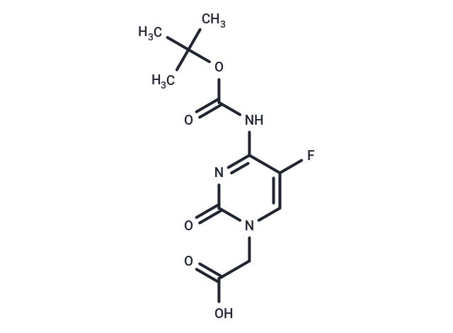 N4-Boc-5-fluorocytosin-1-yl-acetic  acid