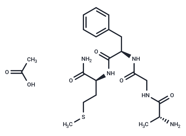 D-Ala-Gly-Phe-Met-NH2 monoacetate