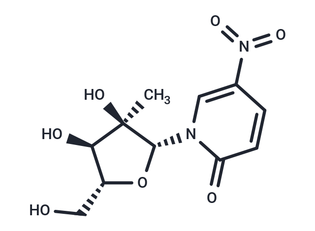1-(2-C-b-Methyl-b-D-ribofuranosyl)-5-nitropyridine-2(1H)-one