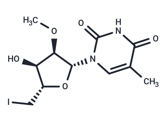 5'-Deoxy-5'-iodo-2'-O-methyl-5-methyluridine