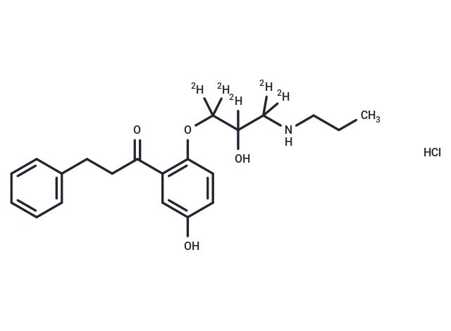 5-Hydroxy Propafenone D5 Hydrochloride