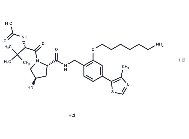 (S,R,S)-AHPC-phenol-alkylC6-amine dihydrochloride