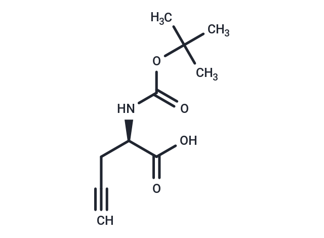 (R)-2-((tert-Butoxycarbonyl)amino)pent-4-ynoic acid