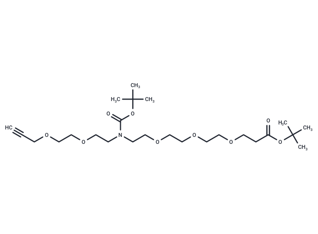 N-(Propargyl-PEG2)-N-Boc-PEG3-t-butyl ester