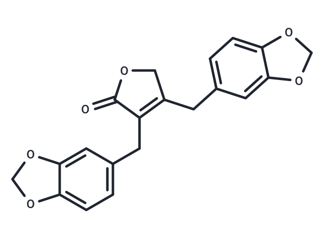 2,3-Di(3',4'-methylenedioxybenzyl)-2-buten-4-olide