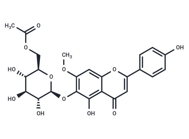Ladanetin-6-O-β-(6′′-O-acetyl)glucoside