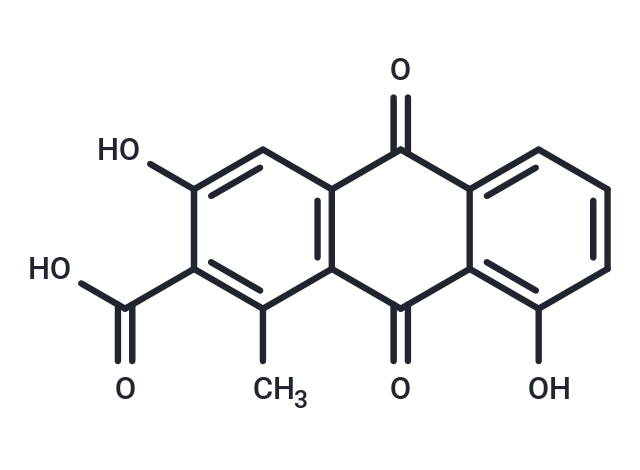 3,8-Dihydroxy-1-methylanthraquinone-2-carboxylic a
