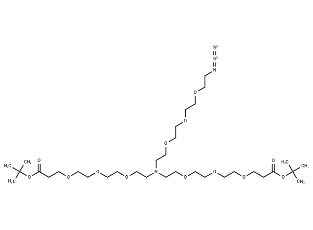 N-(Azido-PEG3)-N-bis(PEG3-Boc)