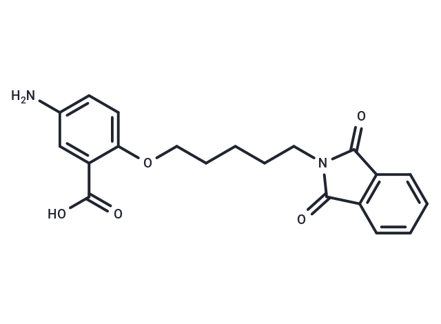 Benzoic acid, 5-amino-2-((5-(1,3-dioxoisoindolin-2-yl)pentyl)oxy)-