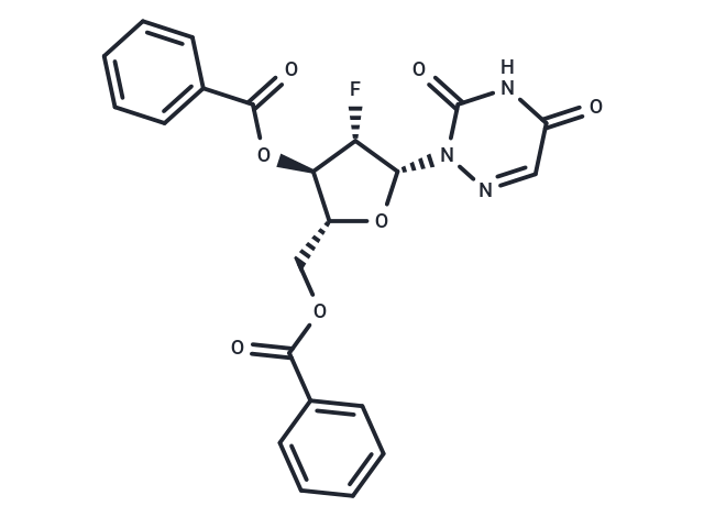 3’,5’-Bis-O-benzoyl-2’-deoxy-2’-fluoro-b-D-arabino-6-azauridine