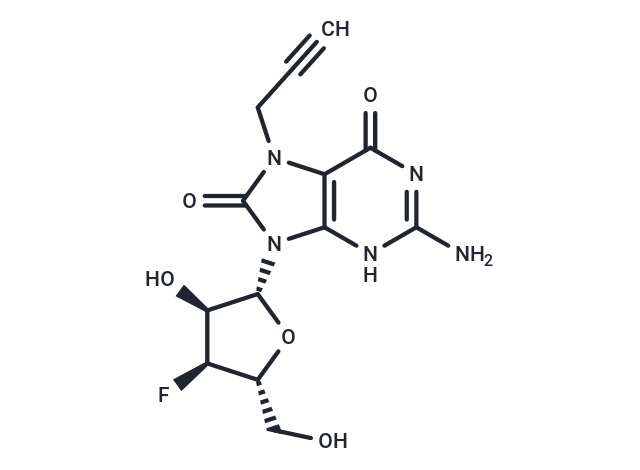 7,8-Dihydro-8-oxo-7-propargyl-3’-deoxy-3’-fluoro guanosine