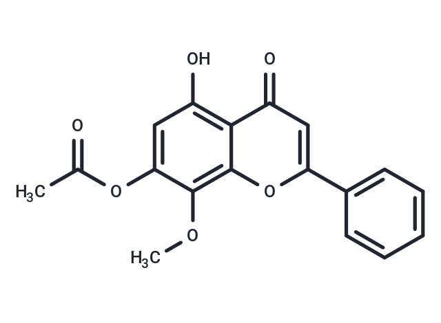 5-Hydroxy-7-acetoxy-8-methoxyflavone