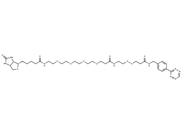 Tetrazine-SS-PEG4-Biotin