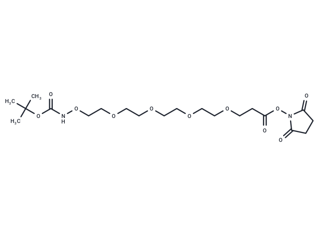 t-Boc-Aminooxy-PEG4-NHS ester