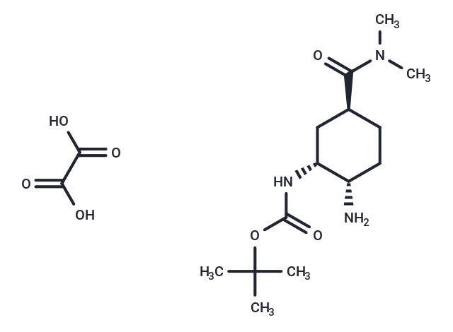 tert-Butyl ((1R,2S,5S)-2-amino-5-(dimethylcarbamoyl)cyclohexyl)carbamate oxalate