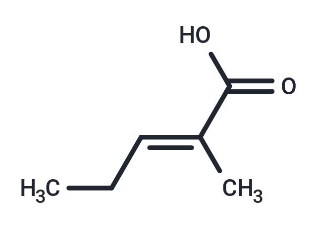 (E)-2-Methyl-2-pentenoic acid