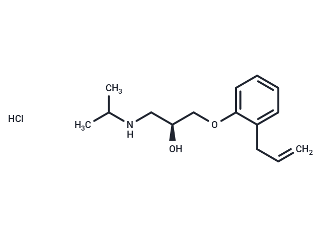 Alprenolol hydrochloride, (S)-