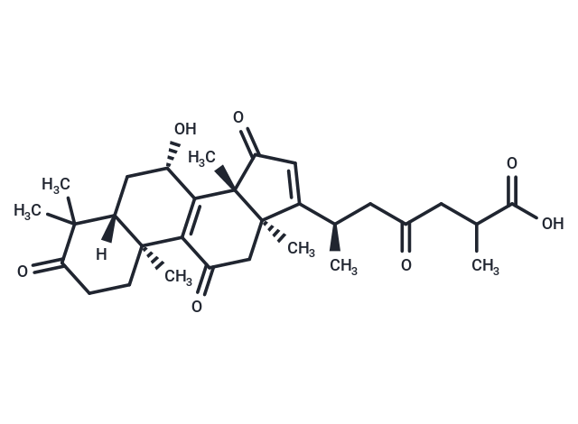 3,11,15,23-Tetraoxo-27ξ-lanosta-8,16-dien-26-oic acid