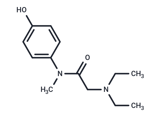 Acetanilide, 2-(diethylamino)-4'-hydroxy-N-methyl-