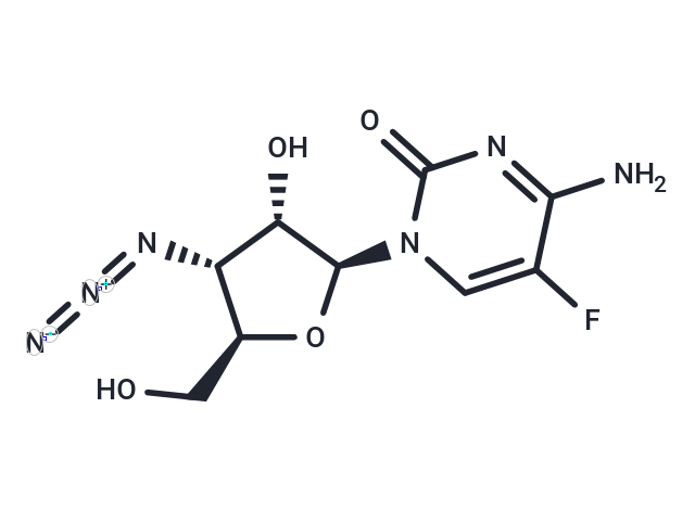 3'-Azido-3'-deoxy-5-fluoro-beta-L-cytidine