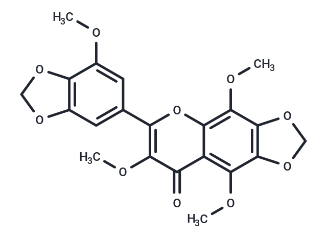 3,5,8,3'-Tetramethoxy-6,7,4',5'-bis(methylenedioxy)flavone
