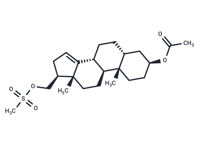 17-{[(methylsulfonyl)oxy]methyl}androst-14-en-3-yl acetate