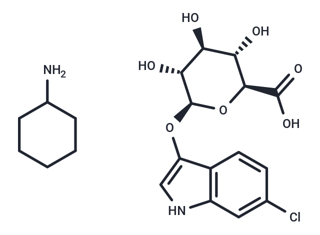 6-Chloro-3-indolyl-β-D-Glucuronide CHA