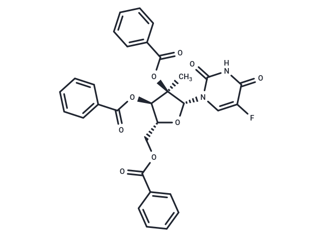 2’,3’,5’-Tri-O-benzoyl-2’-C-methyl-5-fluorouriddine