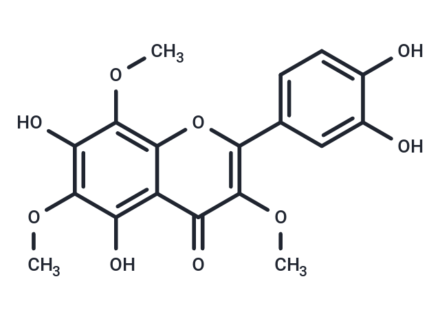 3'',4'',5,7-Tetrahydroxy 3,6,8-trimethoxyflavone