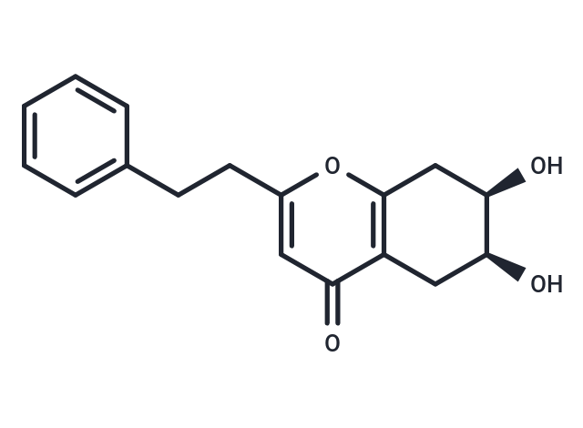 6,7-Dihydroxy-2-(2-phenylethyl)-5,6,7,8-tetrahydrochromone