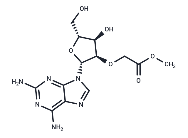 2-Amino-2’-O-(2-methoxy-2-oxoethyl)adenosine