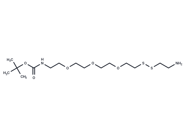 Amino-ethyl-SS-PEG3-NHBoc