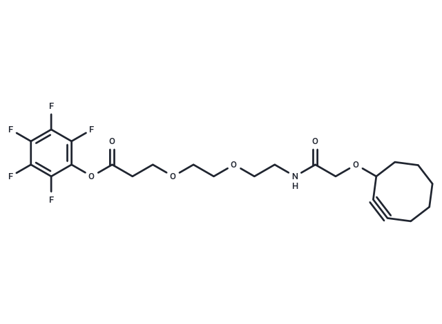 Cyclooctyne-O-amido-PEG2-PFP ester