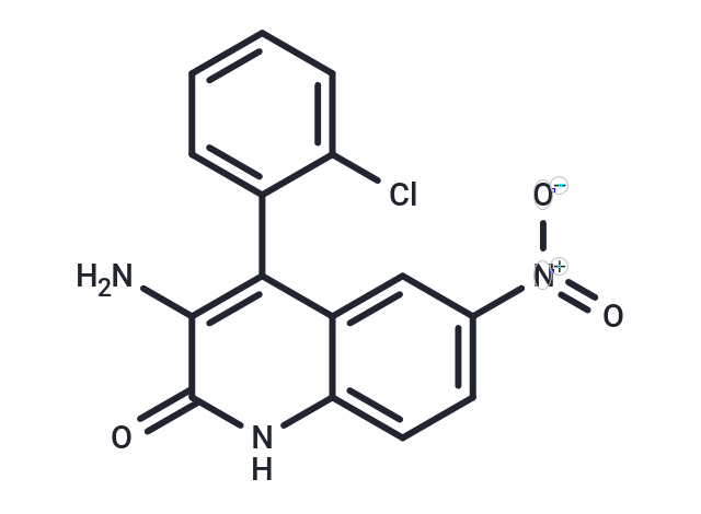 3-Amino-4-(2-chlorophenyl)-6-nitroquinolin-2(1H)-one