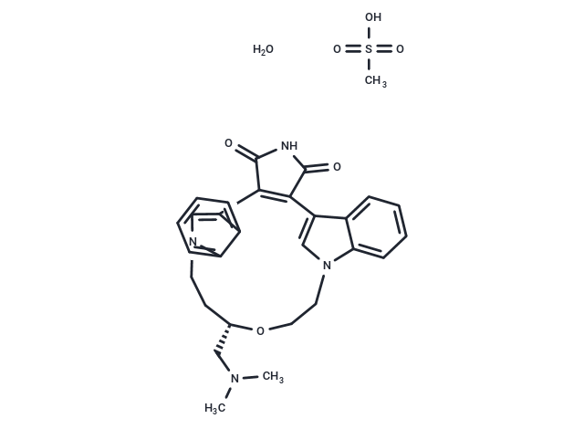 Ruboxistaurin mesylate monohydrate