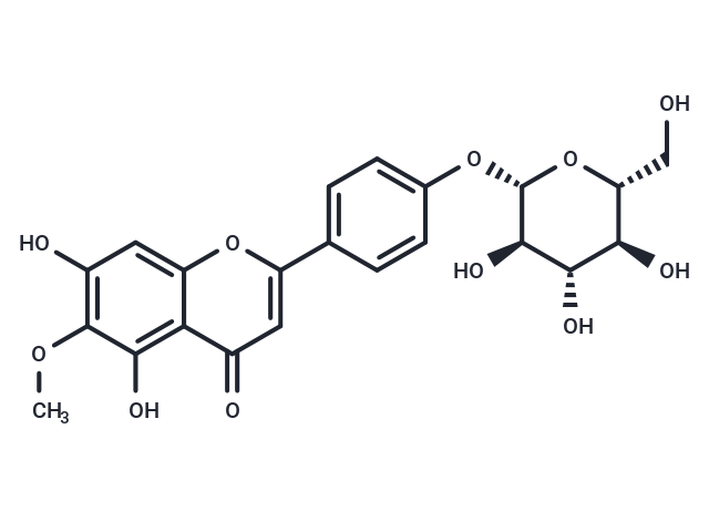 Hispidulin 4'-O-β-D-glucopyranoside