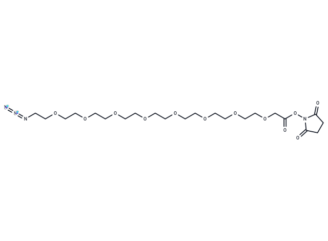Azido-PEG8-C1-NHS ester