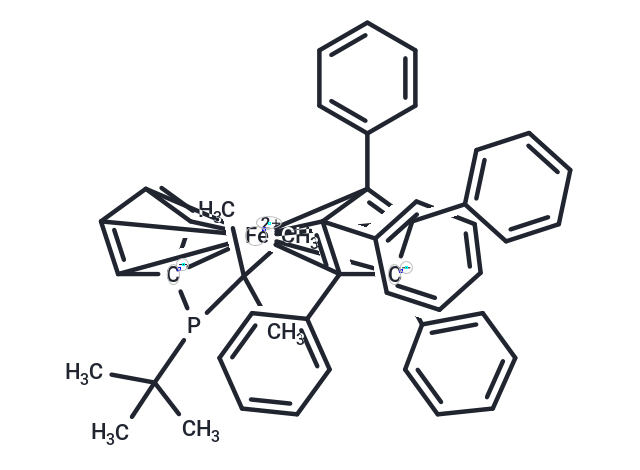 1,2,3,4,5-Pentaphenyl-1'-(di-tert-butylphosphino)ferrocene