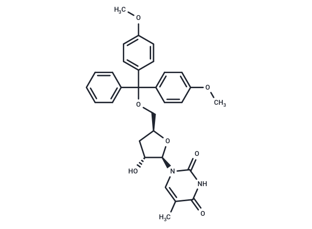 5'-O-(4,4-Dimethoxytrityl)-3'-deoxy-5-methyluridine