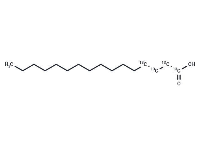 Palmitic acid-1,2,3,4-13C4