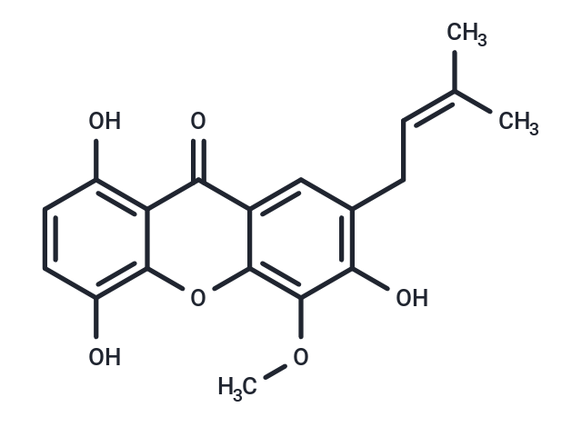 1,4,6-Trihydroxy-5-methoxy-7-prenylxanthone