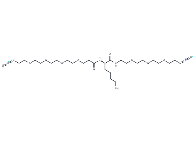 NH2-C5-PEG4-N3-L-Lysine-PEG3-N3