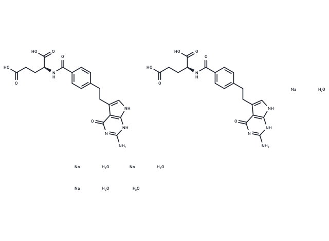 Pemetrexed disodium hemipenta hydrate