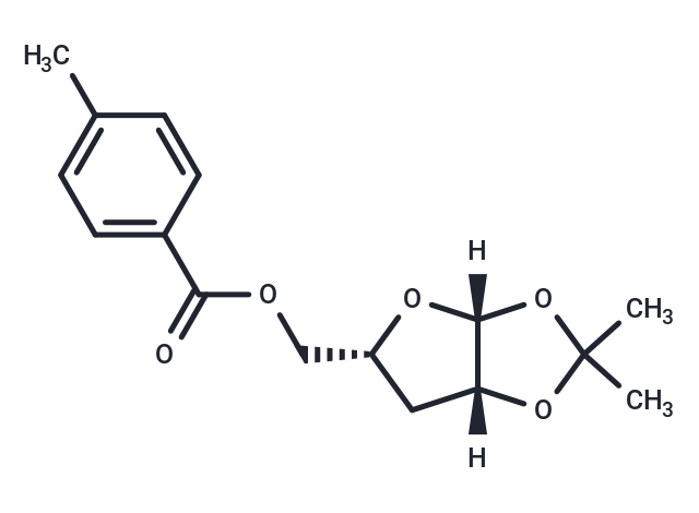 3’-Deoxy-1,2-O-isopropylidene-5-O-(p-toluoyl)-L-arabinofuranose