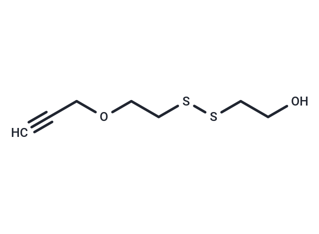 Propargyl-PEG1-SS-alcohol