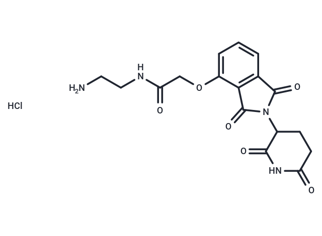 Thalidomide 4'-oxyacetamide-alkyl-C2-amine hydrochloride