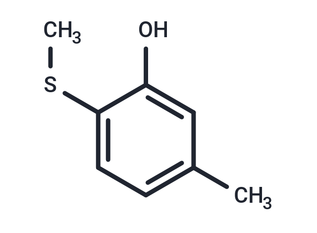 m-Cresol, 6-(methylthio)-